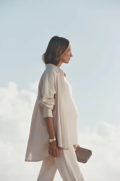 Legoe Heritage Maya Satin Shirt (Petal)