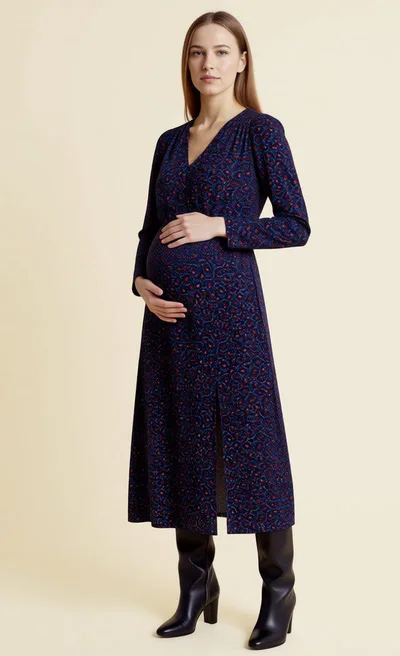 For The Creators Vintage Rose Shirred Shoulder Dress