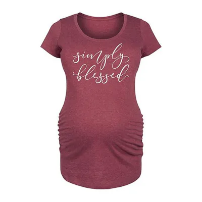 Kohl's Maternity Simply Blessed Graphic Tee