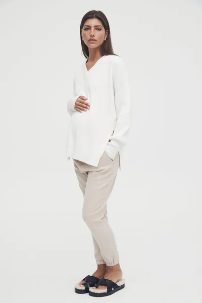 Legoe Heritage Denim Joggers (Sandstone) - FINAL SALE