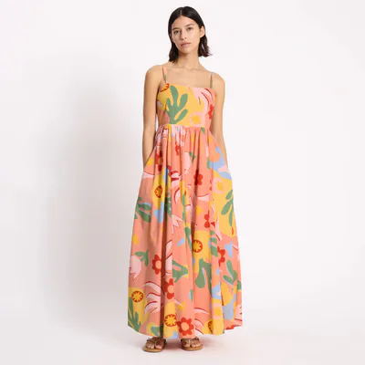 For The Creators Pink Laetitia Rouget Sun Dress