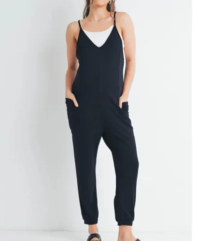 Bump City The Lydia Maternity Jogger Jumpsuit