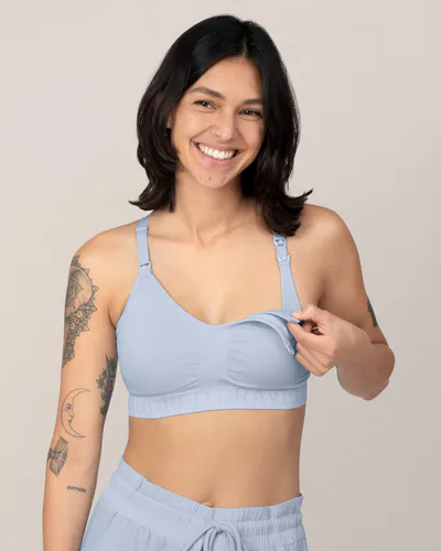 Kindred Bravely Sublime® Hands-Free Pumping & Nursing Sports Bra | French Blue