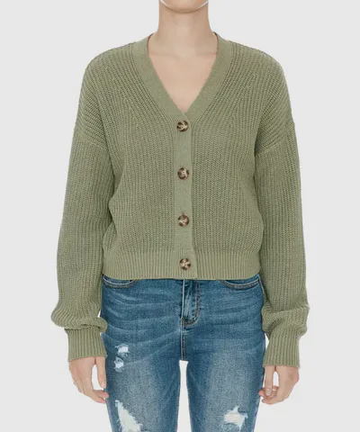 Bump City The Lulu Crop Cardigan