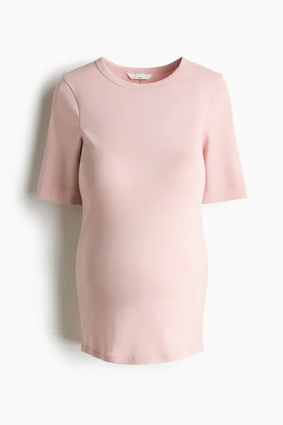 H&M MAMA Fitted T-Shirt