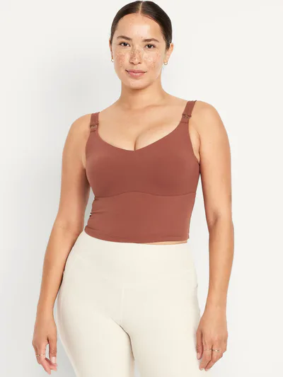 Old Navy Maternity Light Support StudioSmooth Longline Nursing Bra