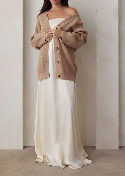 BUMPSUIT Cozy Knit Ribbed Cardigan