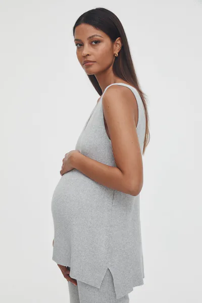 Legoe Heritage Knit Tank (Grey Marle)