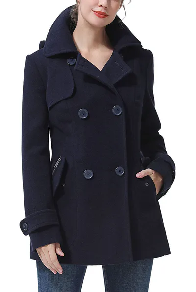 Kimi + Kai Kimi + Kai Women's "Anne" Wool Pea Coat