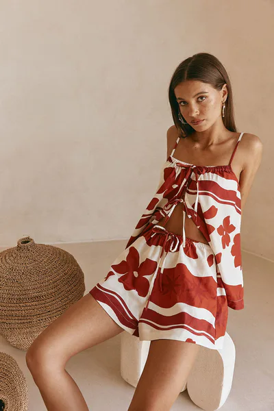 SABO Zuma Shorts - Sienna Sunset