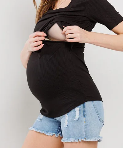 Bump City The Alley Maternity & Nursing Top