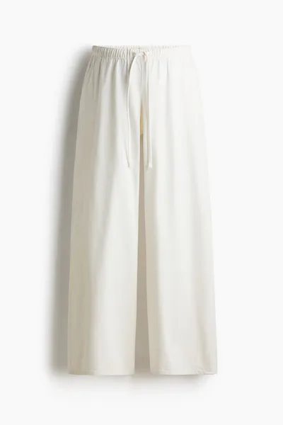 H&M MAMA Denim Drawstring Pants