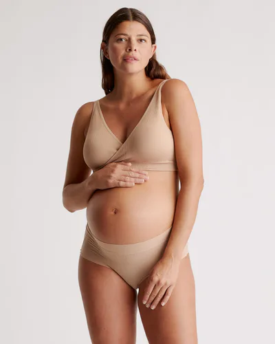 Quince Seamless Crossover Nursing & Lounge Bra (2-pack)