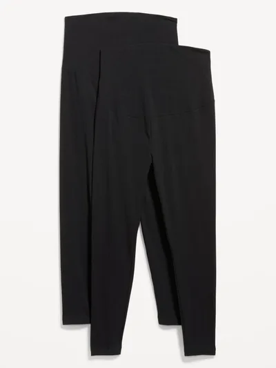 Old Navy Maternity Full-Panel Leggings 2-Pack