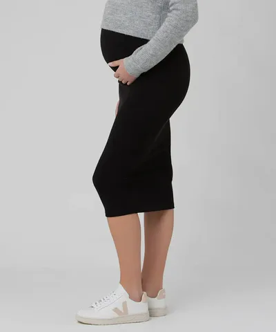 Bump City The Ribbed Knit Pencil Skirt