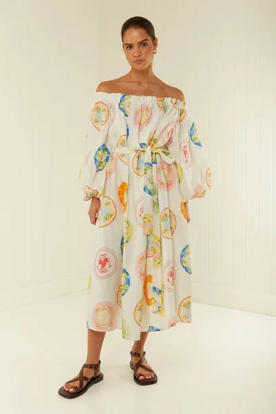 For The Creators Sicily Dress in Plates