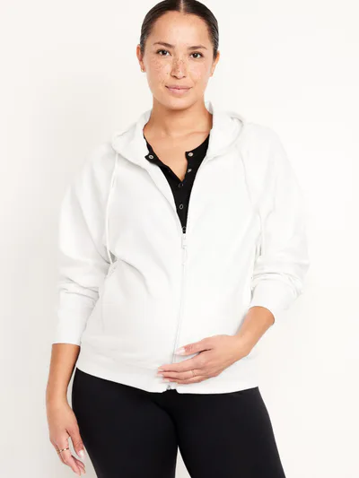 Old Navy Maternity Dynamic Fleece Full-Zip Hoodie