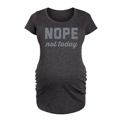 Kohl's Maternity Nope Not Today Graphic Tee