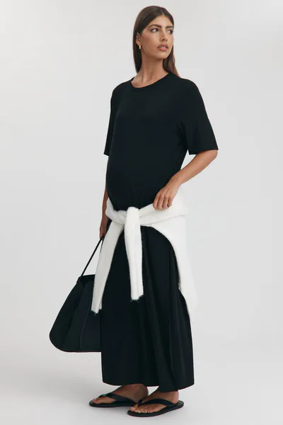 Legoe Heritage T-Shirt Relaxed Maxi Dress