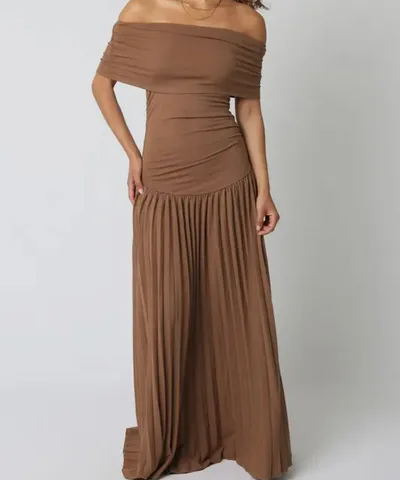 Bump City The Kennedy Dress (Chocolate)