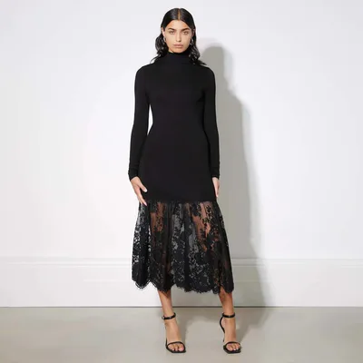 For The Creators Jersey and Lace Mix Dress