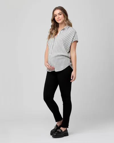 Ripe Maternity Suzie Super Straight Pant Black
