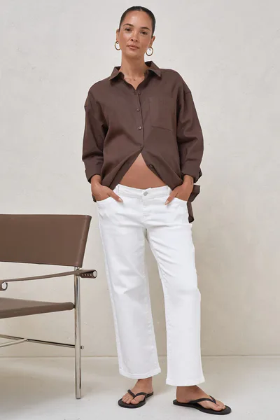 Bae the Label Walk The Talk Crop Wide Jean