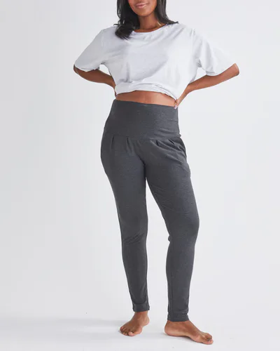 Angel Maternity Eden Ultra Soft Maternity Lounge Pants in Charcoal