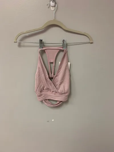 Latched Mama Outlet 5474 - Latched Mama Racerback Nursing Bra - Pink - Extra Small