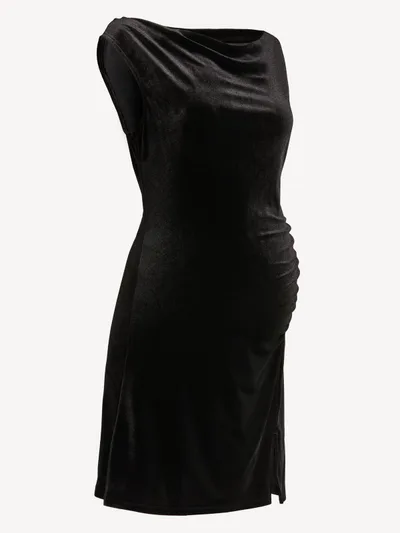 Old Navy Maternity Asymmetrical Shoulder Mini Dress