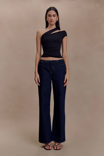 MESHKI Anna One Shoulder Modal Top