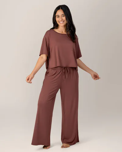 Kindred Bravely Aria Bamboo Casual Lounge Pant | Redwood