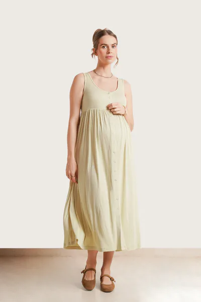 NOM Maternity Super Soft Rib Dress