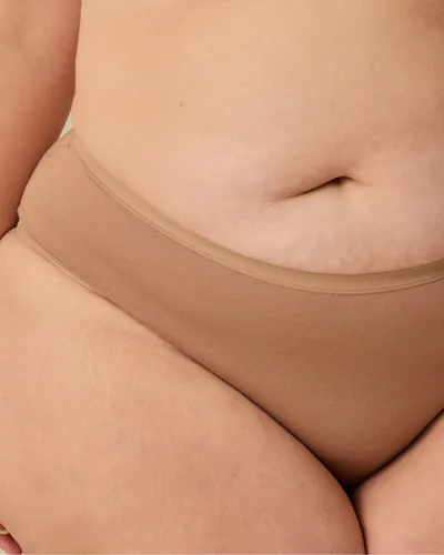 Kindred Bravely SoftStretch Cotton Maternity & Postpartum Hipster | Buff