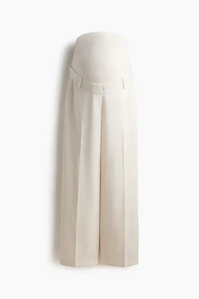 H&M MAMA Wide-Leg Dress Pants
