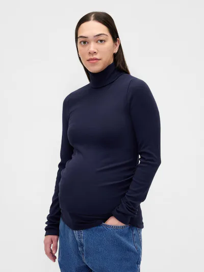 Gap Maternity Modern Turtleneck Shirt