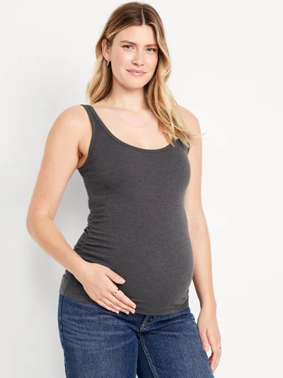 Old Navy Maternity Scoop-Neck Ribbed Tank Top