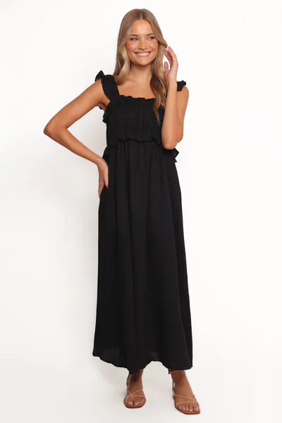 Petal & Pup Ross Frill Strap Maxi Dress
