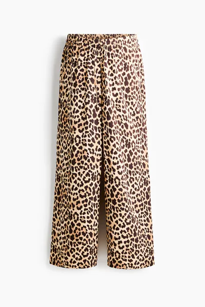 H&M MAMA Wide-Leg Drawstring Pants