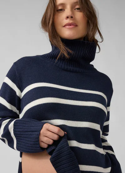 Ingrid & Isabel Knit High Neck Maternity Nursing Sweater