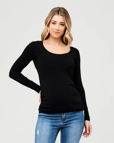 Ripe Maternity Organic Tube Top Black