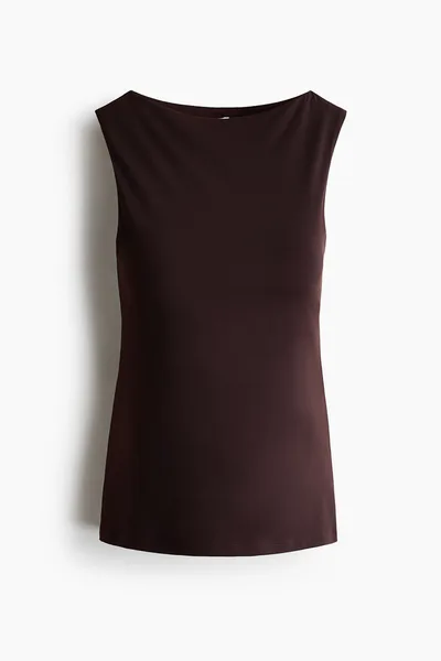 H&M MAMA Sleeveless Boat-Neck Top