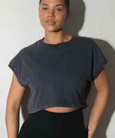 Bump City The Retro Boxy Tee (Iron Washed)