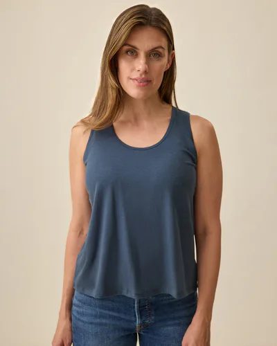 Kindred Bravely Modal Signature Nursing Tank | Midnight Blue