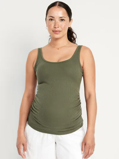 Old Navy Maternity Scoop-Neck Ribbed Tank Top