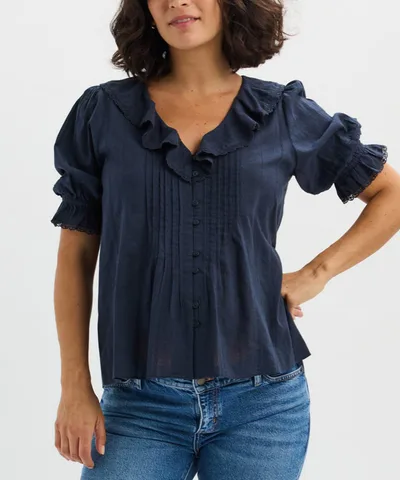 Bump City HATCH: The Lou Lou Nursing Blouse