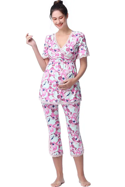 Kimi + Kai Kimi + Kai Maternity "Koi" Nursing PJ Set