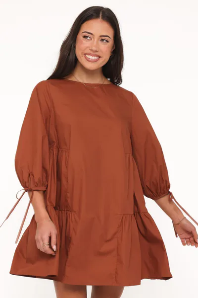 Petal & Pup Arthur Long Sleeve Mini Dress