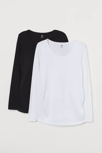H&M MAMA 2-pack Jersey Tops