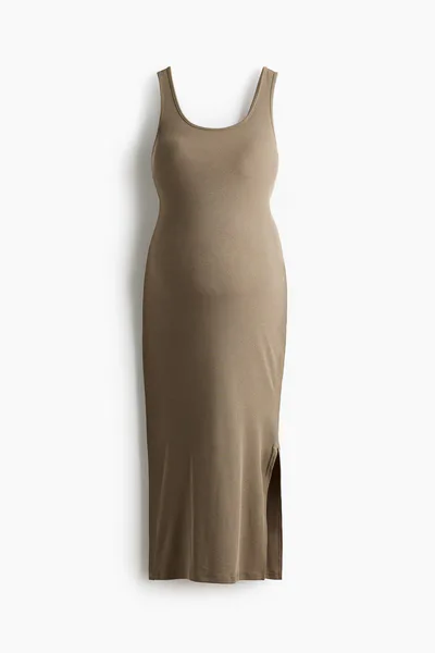 H&M MAMA Ribbed Jersey Dress